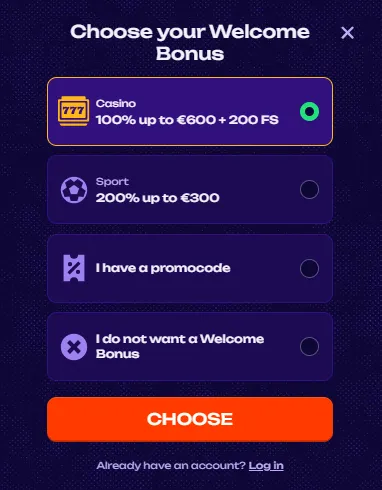 x3bet casino register